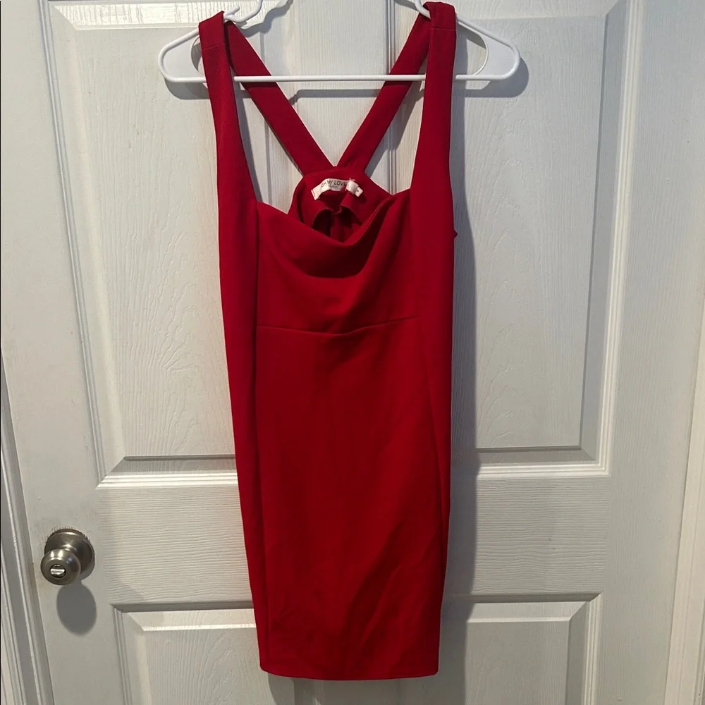 Oh My Love Red Backless Dress - Picture 1 of 2